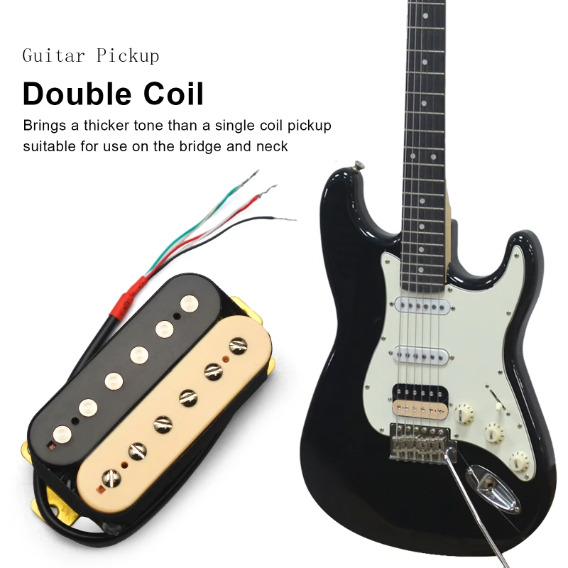 1Pc Bass Guitar Pickups Neck Bridge Pickup Replacement Parts for