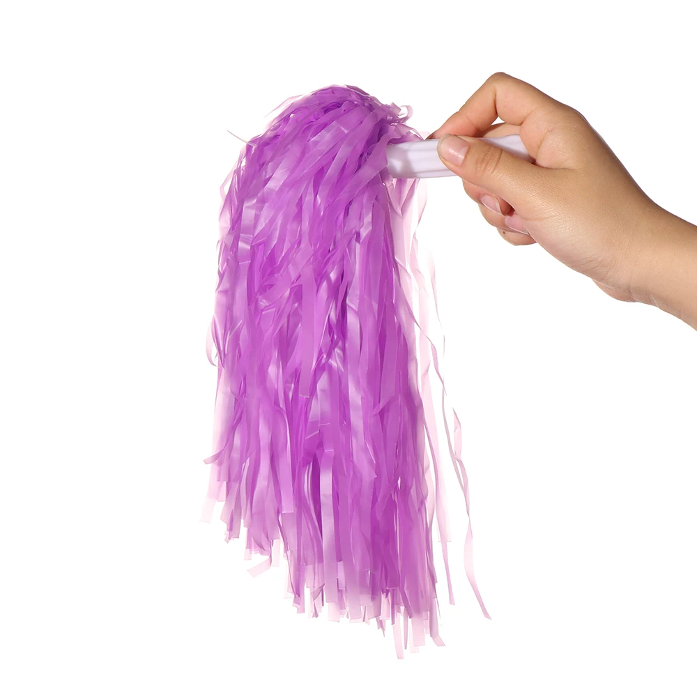 1 Paar Cheerleader-Pompons, hochwertiges Cheerleading, Jubelball, Tanz, Party, Dekorateur, Club, Sportzubehör, Wettbewerb, Blume – Detail 6
