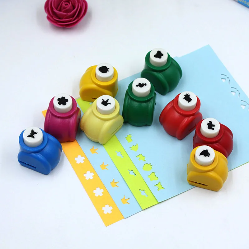 12pcs Craft Hole Punch Shapes Set Small Paper Puncher for Kids