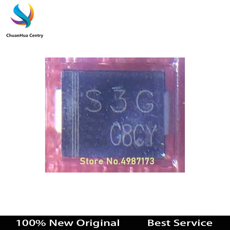 

20 шт./лот S3GHR7G S3G DO214AB 100% Новый оригинальный фотоэлемент