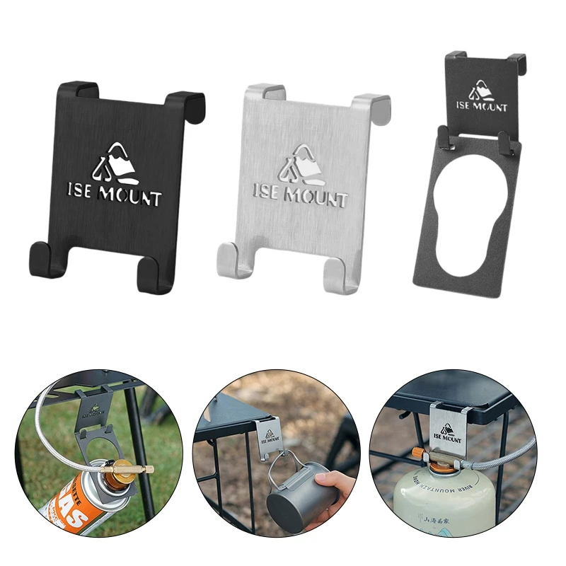 Outdoor Hang Gas Canister Hook Camping Equipment Gas Stove Tank Organizer Outdoor Tools Stove Tank Hanger Hook for Camping Table