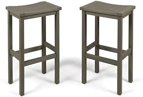 

30" Acacia Wood Barstools, 2-Pcs Set, Natural Stained Felt embroidery diy kits Embroidery kit Needle felting kit Felt