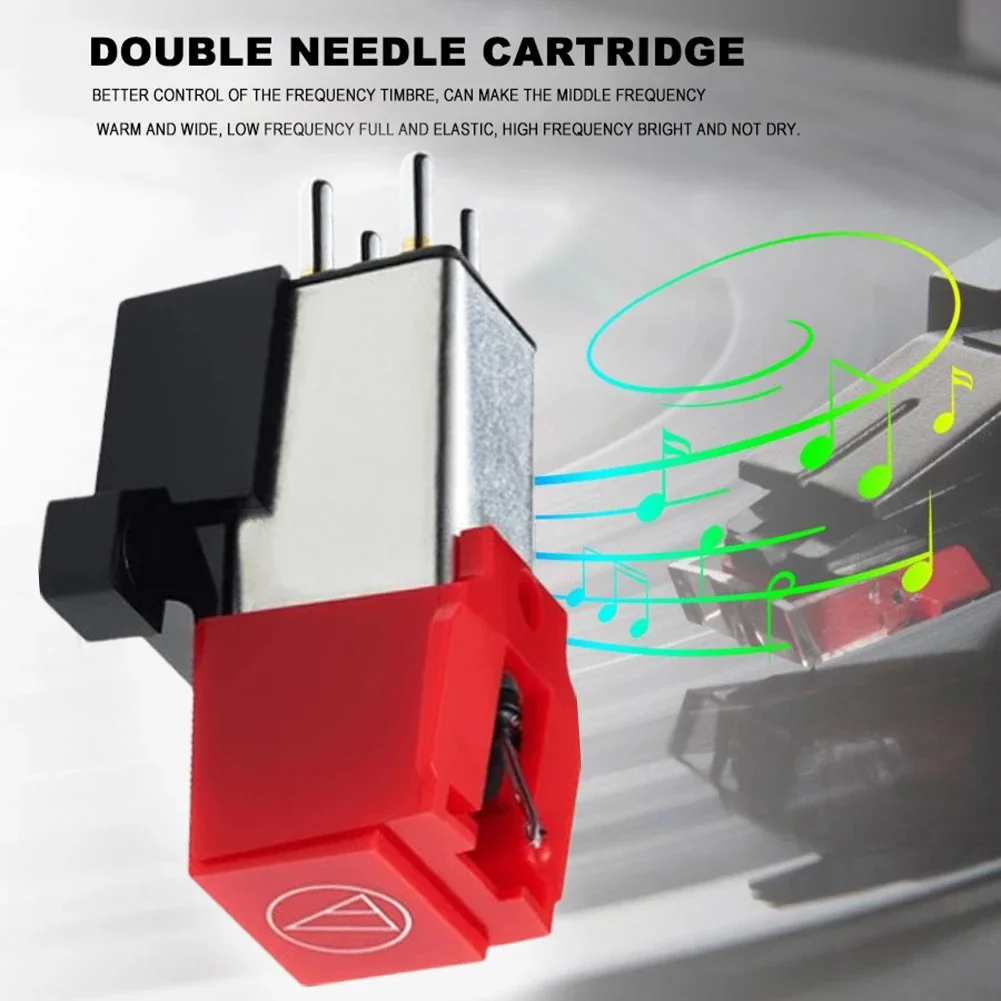 AT91R Replacement Conical Turntable Stylus Dual Moving Magnet Stereo Phono Cartridge Stylus For LP Vinyl Record Turntable