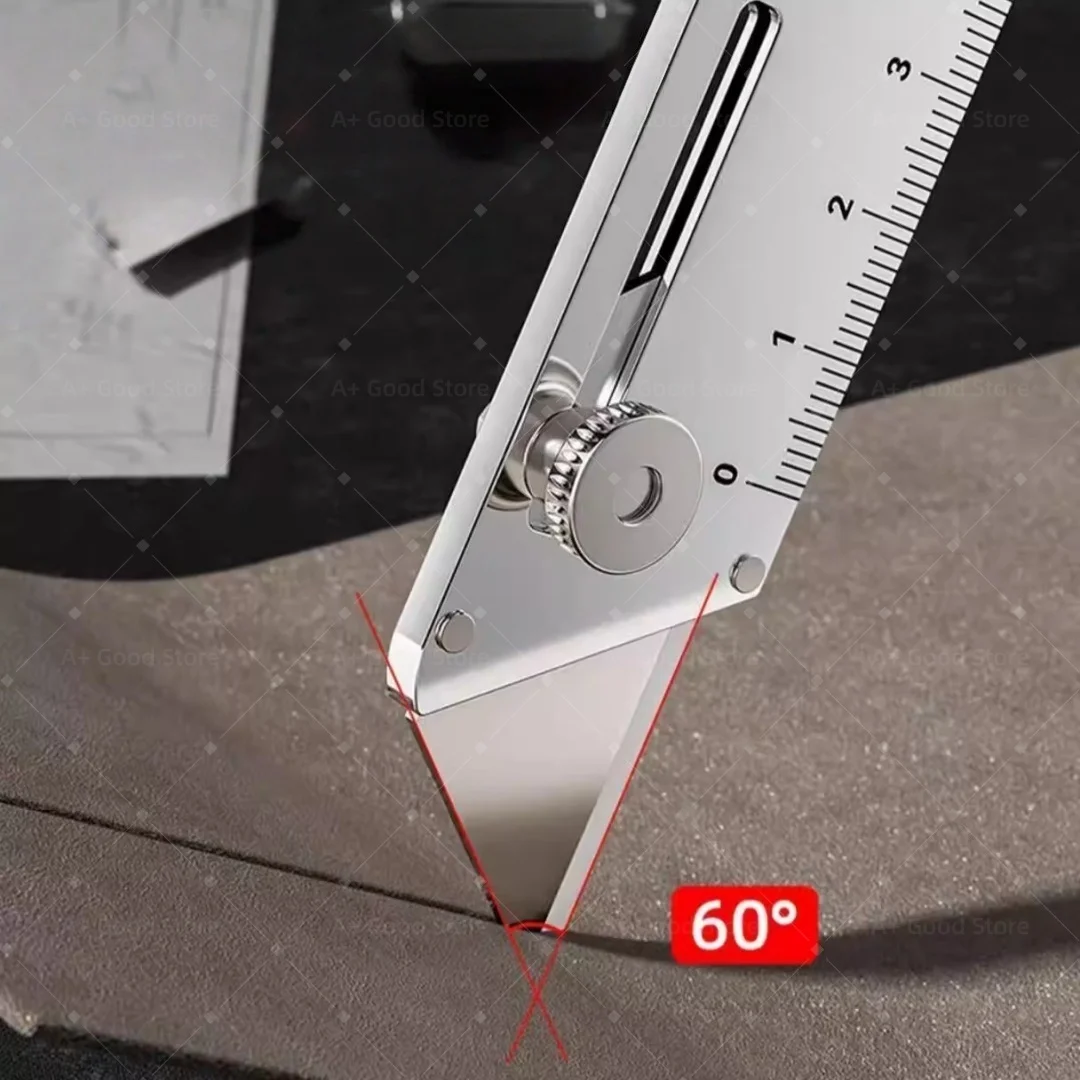 컴팩트 스테인레스 스틸 공예 커터 Diy 전문 다기능 아트 나이프 가정용 상자 종이 편지 커터 조각 칼