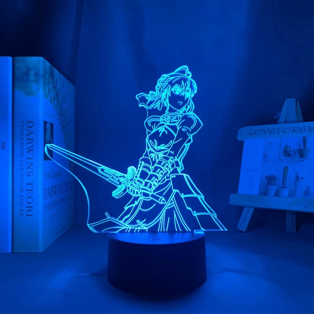 Рисунок 2 - Аниме 3d светильник Fate Stay Night