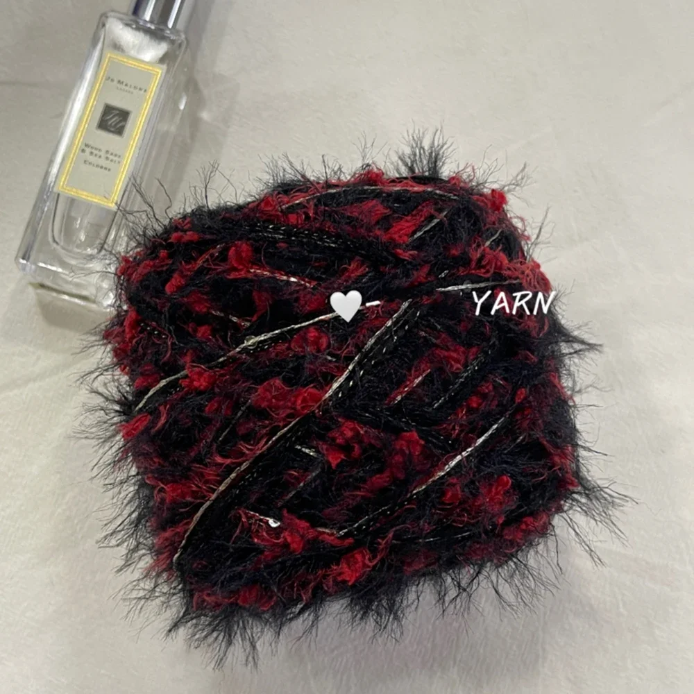 125g DIY 손으로 짠 짠 머리 카드 옷 카드 포장 장식 꽃 스레드 공 특수 혼합 스레드 양모 공