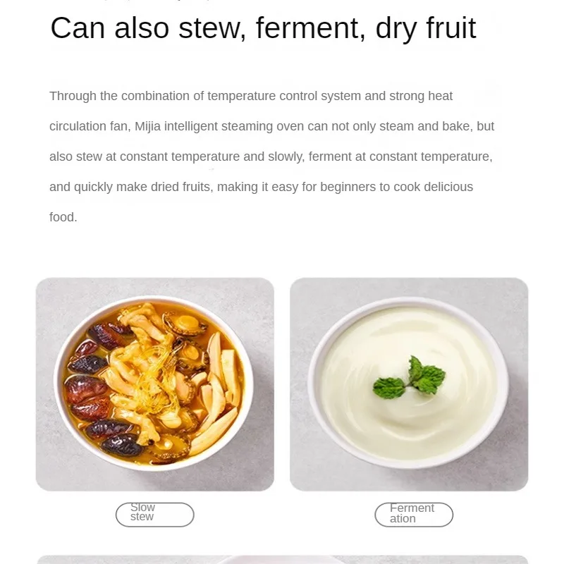 Xiaomi Mijia 30L Oven APP Interconnection Custom Cooking Sterilization Household Frying, Steaming, and Baking Integrated Machine 3