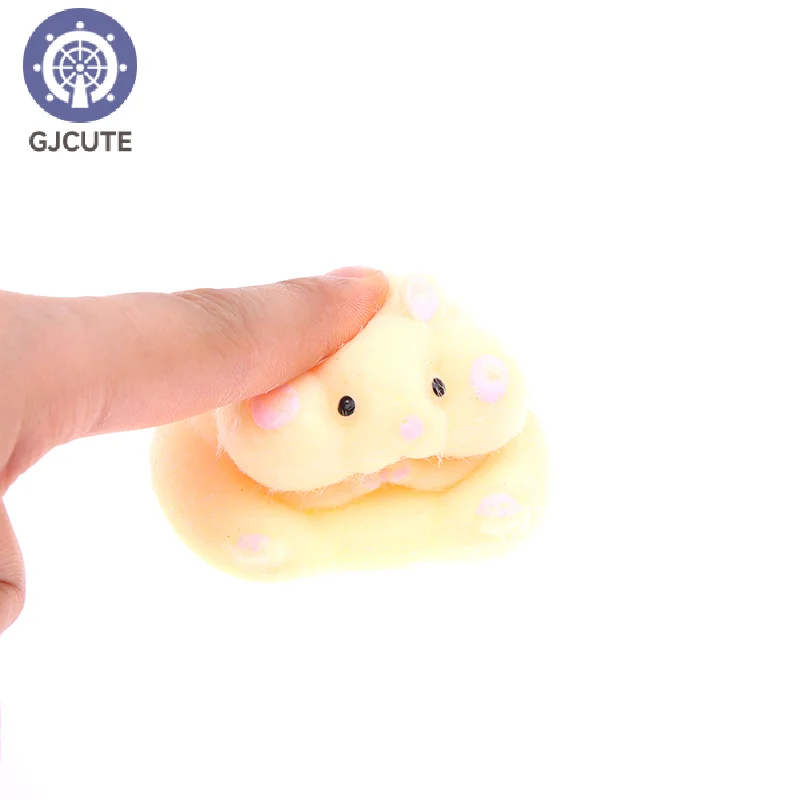 Super Soft Cute Q-Bullet Simulated Hamster Toy Mini Kawaii Squishy Stress Relief Squeeze Toys TPR Decompression Toy 4