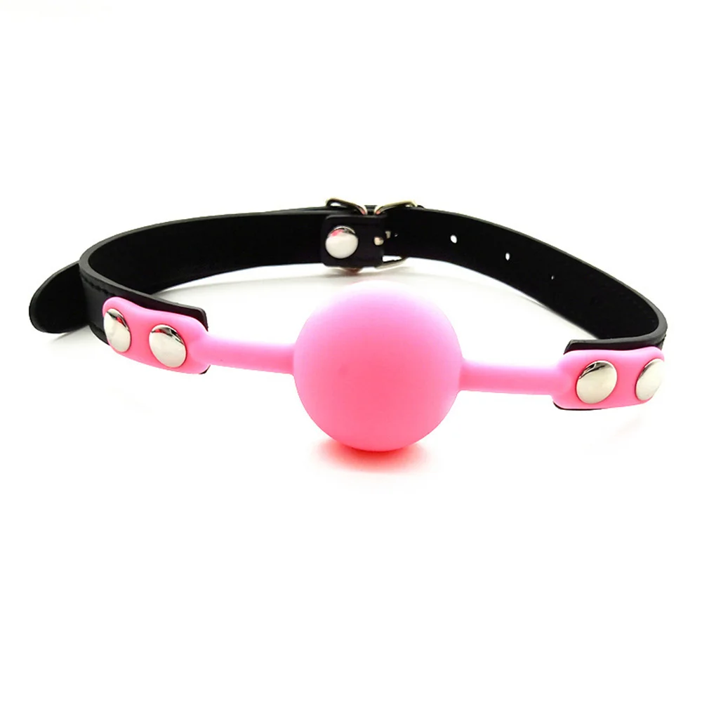 Soft Silicone Gag Ball Sex Toys Open Mouth Gag BDSM Bondage Mouth Ball Woman Couples Adult Games Erotic Accessories Harness