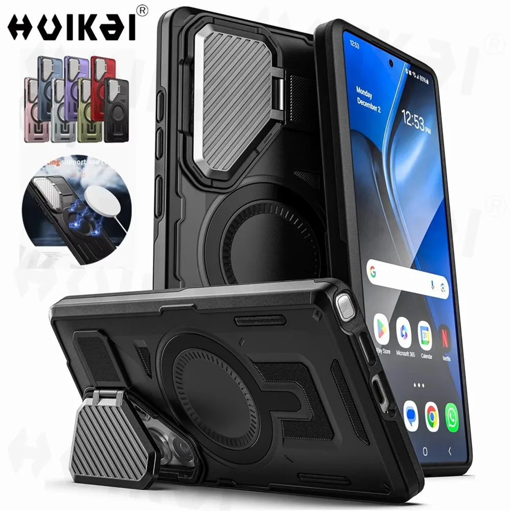 Magnetic Rotatable Stand Holder Case with Kickstand and Enhanced Protection