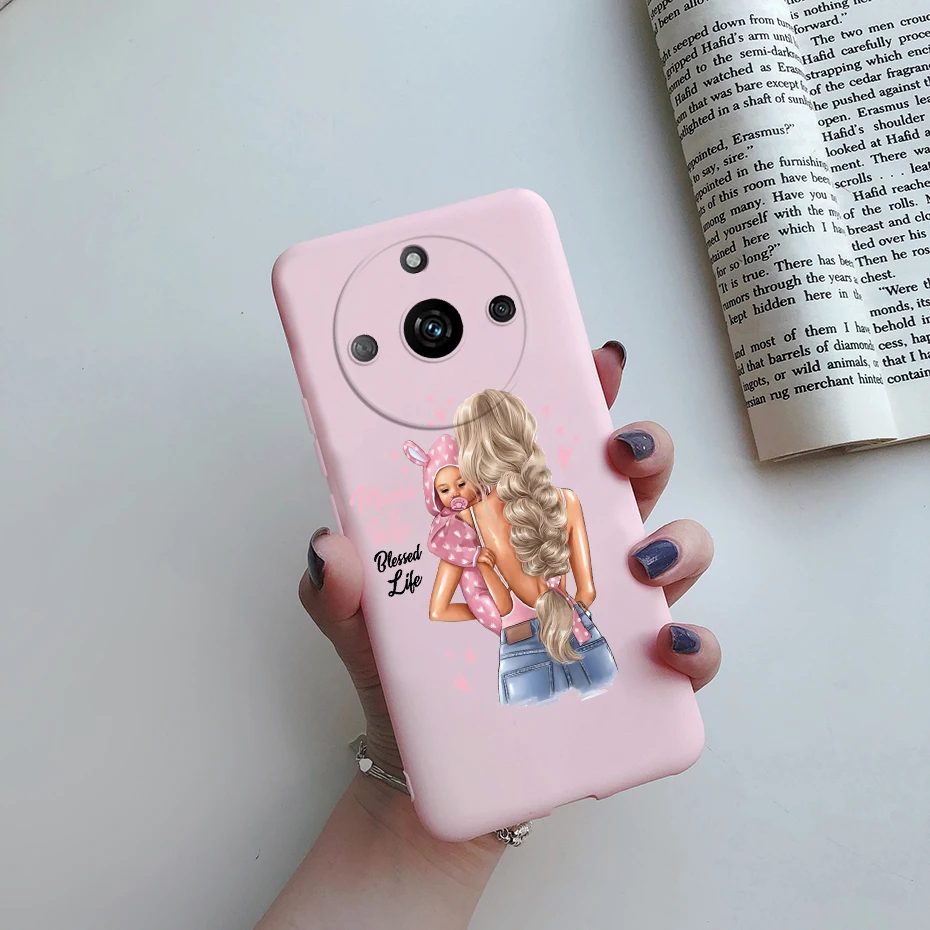 Stylish Pretty Girl Soft TPU Phone Case - Realme 11 Pro+ Collection