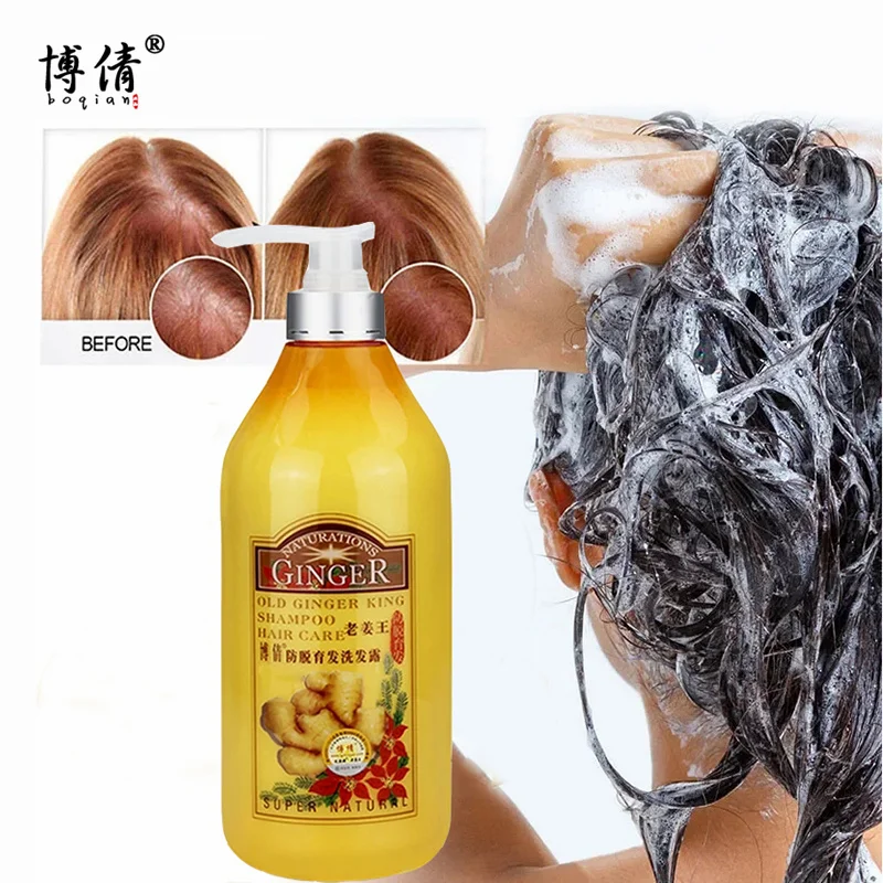 Hair Regeneration Shampoo Ginger Shampoo Hair Regrowth Dense Fast Thicker Shampoo Anti-hair Loss Product Hair Care Styling 500ml