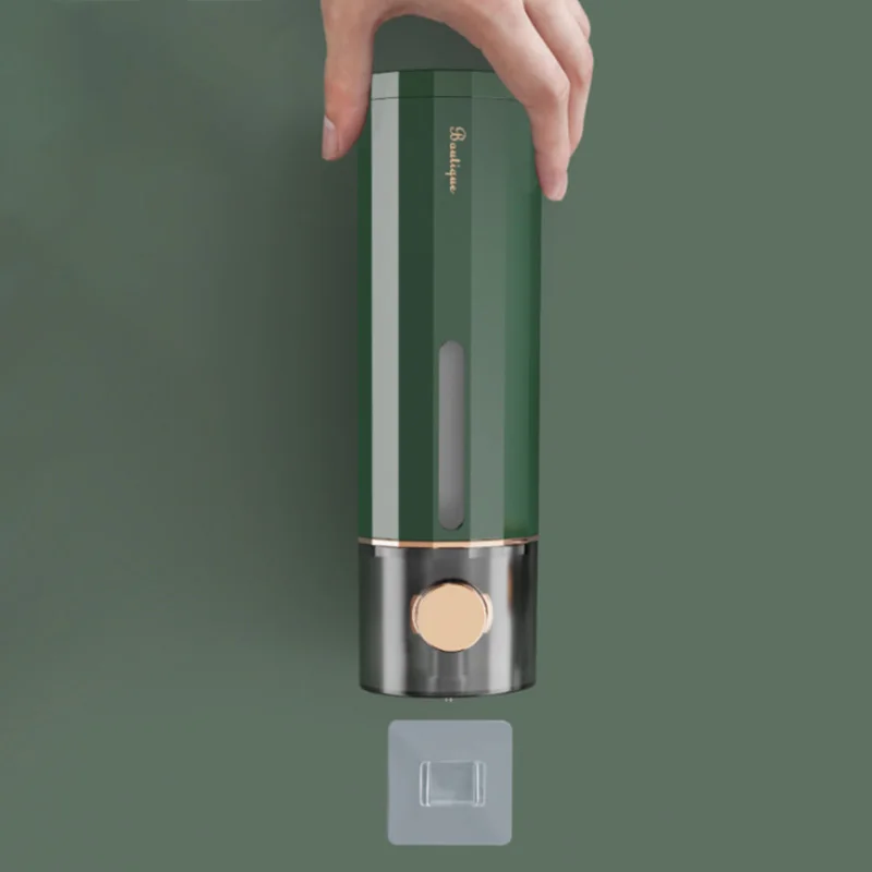 Soap Dispenser 450ml Wall Mounted Hand Sanitizer Pump Indoor Shower Shampoo Caddy Lotion Shower Gel