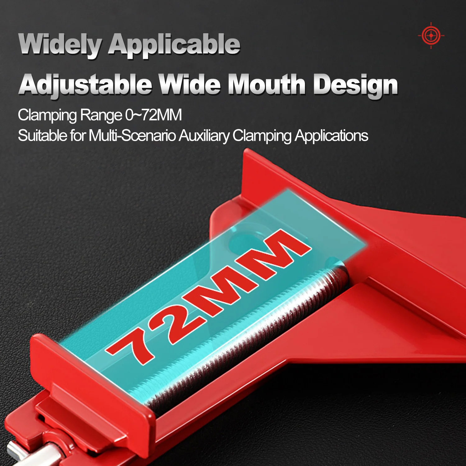 1pc 90 Degree Angle Clamps Carpentry Frame DIY Glass Clamps Angle Hand Tools Degree Toggle Clamps for Woodworking