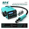 RF4 1000W Fast Desoldering Hot Air Gun Soldering Station Digital Display Intelligent BGA Rework Station To PCB Chip Repair RF-H2 2