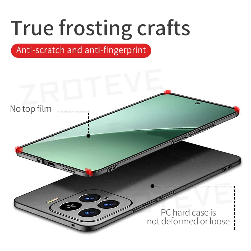 Xiaomi Phone Case - ZROTEVE Ultra-Thin Hard Matte Cover