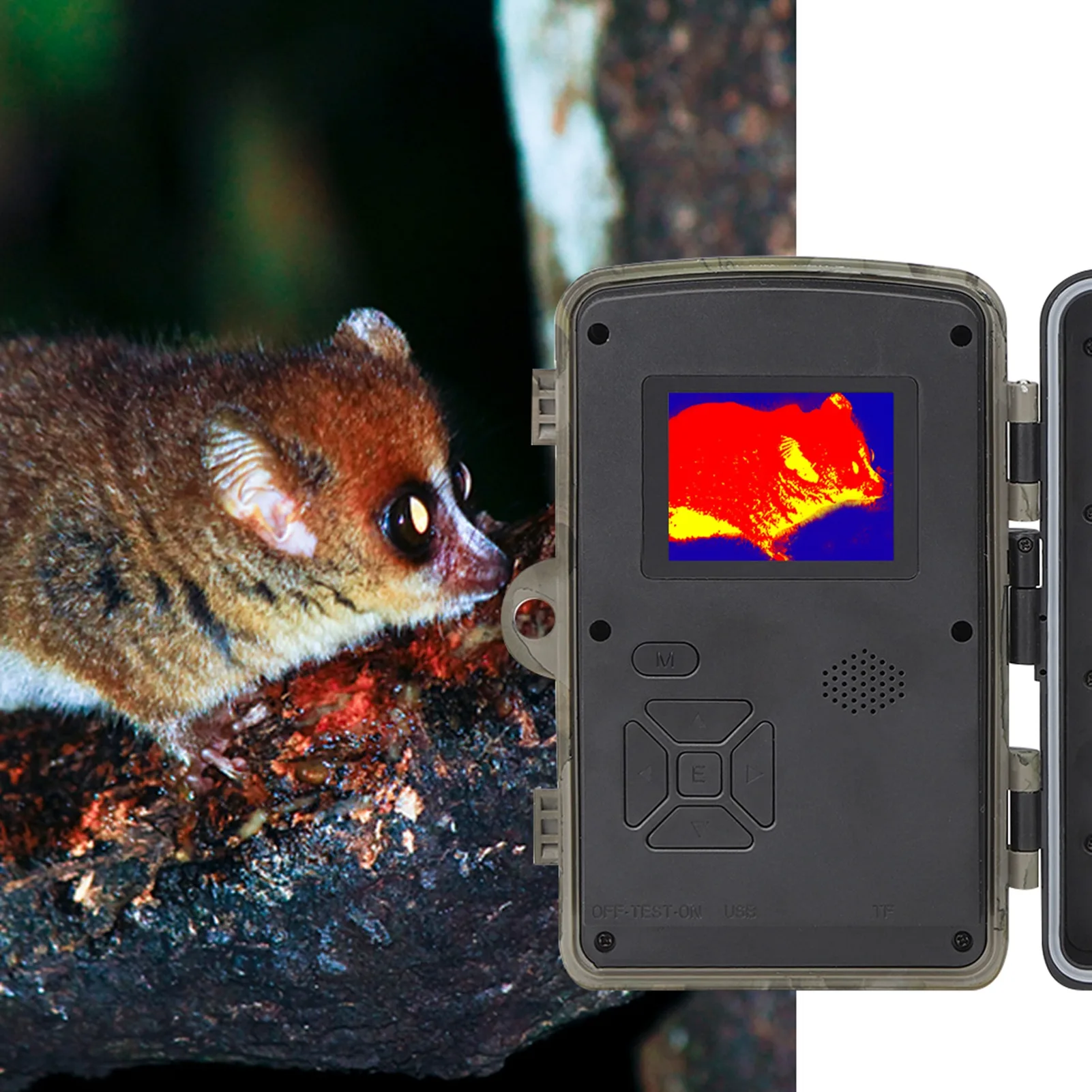 Infrared Camera Infrared Hunting Camera 16MP High Definition 1080P Night Vision Monitoring Waterproof Hunting
