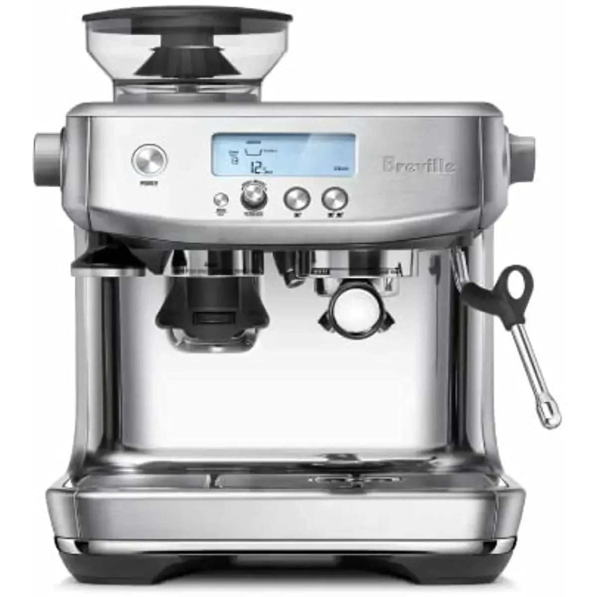 

Оригинальная бариста Breville Pro Эспрессо-машина 9 бар 2 литра Матовая нержавеющая сталь BES878BSS 250 г зерновые бобы