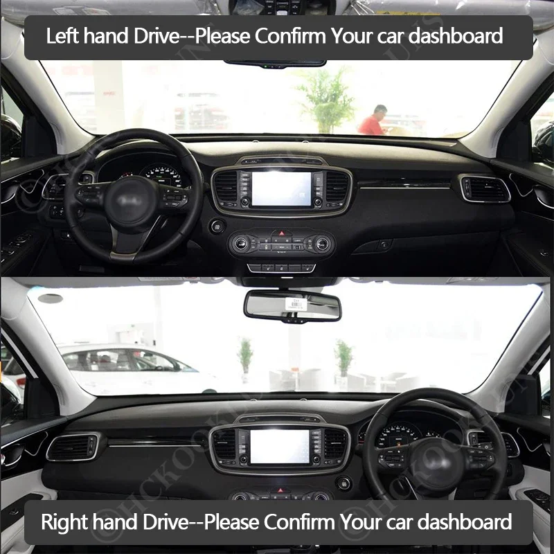 PU Leather Dashboard Cover Protective Pad - Sunshade & Anti-UV Car Accessory