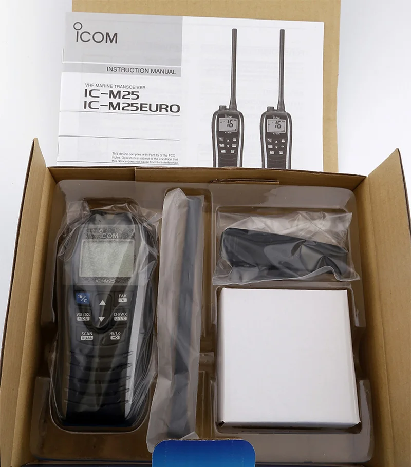 Walkie Talkie IC-M25 Marine VHF Floating VHF Waterproof Mobile Station