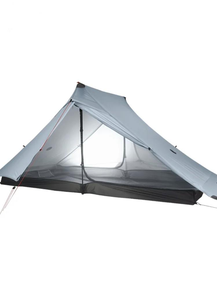 Lanshan-Tienda De Campaina 2 Pro Para 2 Personas, Ultraligera, Para Exterior, 3 Estaciones, Profesa De Silicona A Ambos Lados