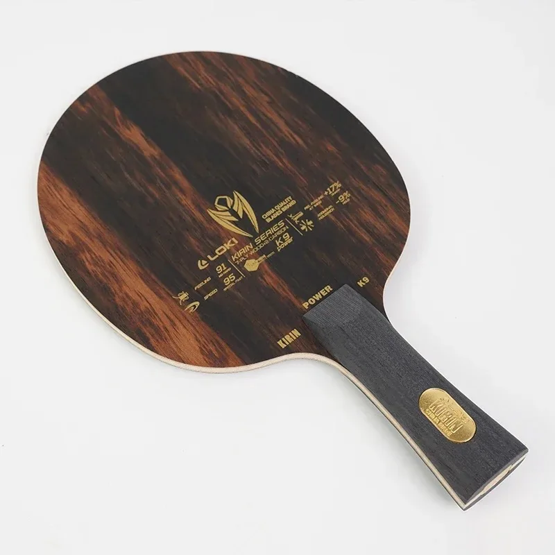 LOKI KIRIN Power K9 Ping Pong Blade 9 Ply Wood Carbon OFF+ Professinal Table Tennis Racket 7 Wood 2 Carbon Blade Speed Attack 4