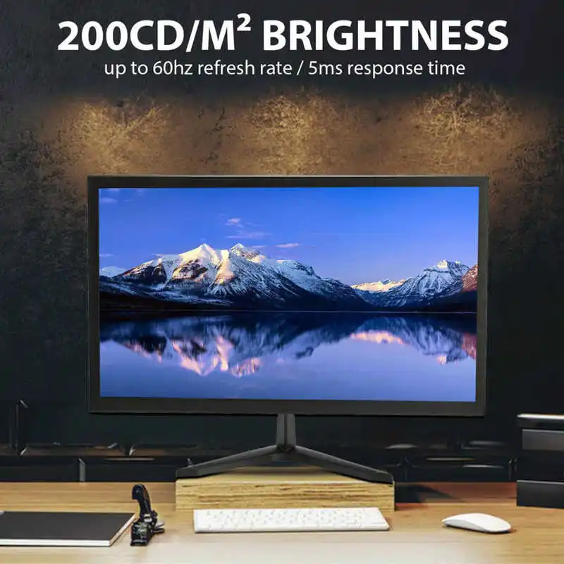 23.8 ġ  16:9 60Hz 1920x1080  Ŀ 5ms  HD VGA Է ũž  100 ? 240V for Office Game N