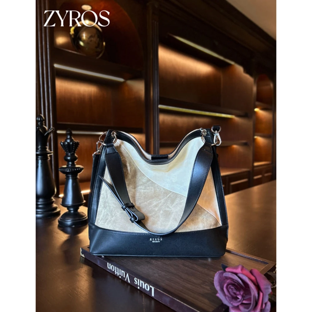 

2023 Trend Large Capacity Genuine Tote Shoulder Patchwork Bags Fashion Bag High Quality Leather Sac fashion Design Handbag Purse