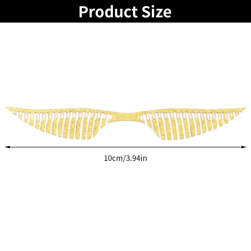 

Украшение на день рождения, волшебник, вафельные крылья, украшение шоколада, золотые крылья, украшение для торта, вырезанные крылья, топперы для кексов