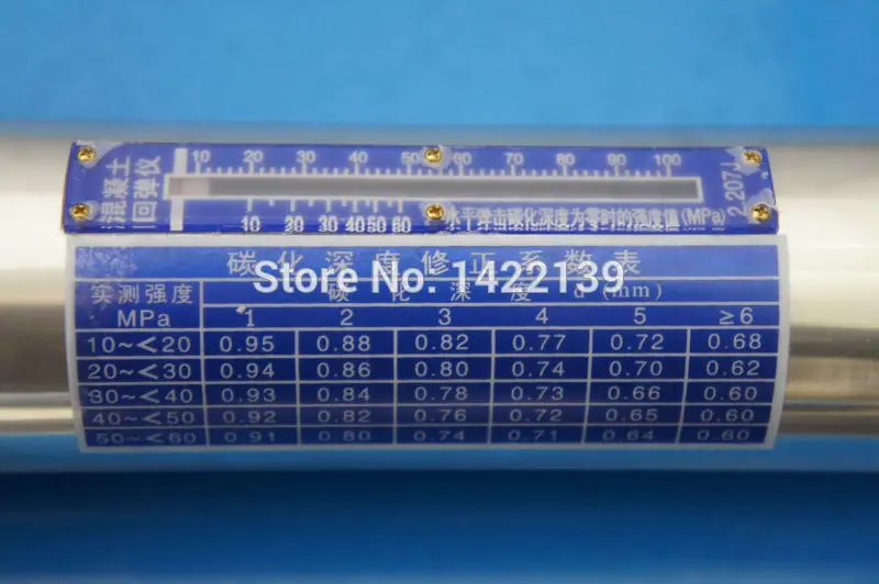 ZC3-A Concrete Test Hammer | Schmidt Rebound Hammer Tester Cement Surface Strength Resiliometer for Building Inspection detail image 9