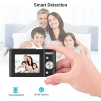 Digital Camera 2.4-inch IPS Screen 16X Zoom AF Self-Timer Face Detection Anti-shaking with 2pcs Batteries 4