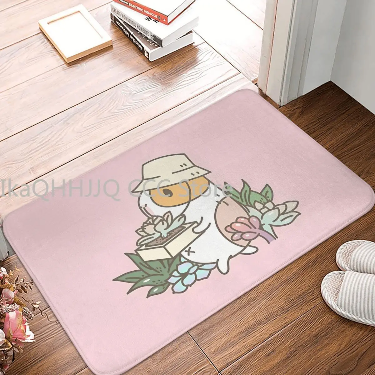

Guinea Pig Cavia Porcellus Bedroom Mat Bubu Succulent Love Doormat Kitchen Carpet Entrance Door Rug Home Decoration