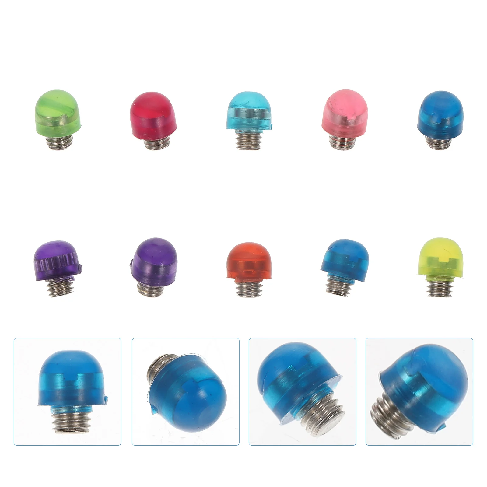 

10 Pcs Scissors Muffler Man Mens Grooming Trimmer Plastic Hairdressing