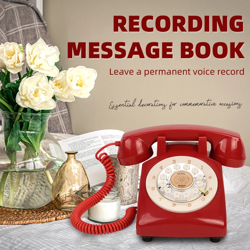 Vintage Telephone Audio Message Recording Device