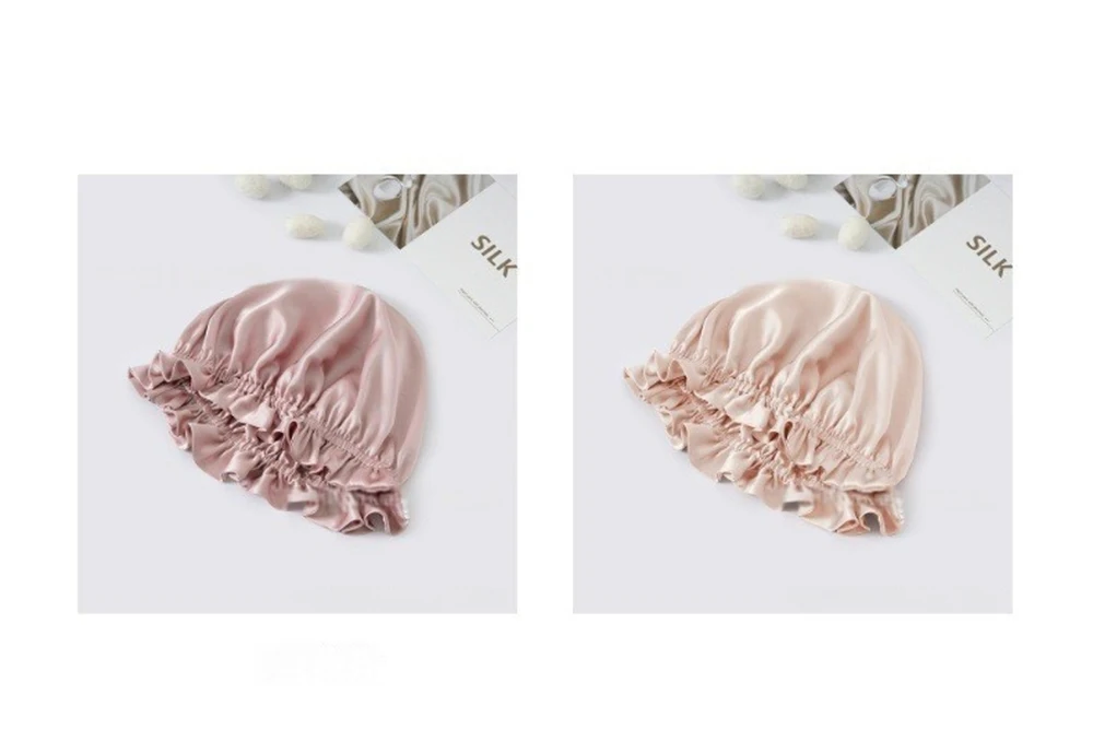 breathable silk bonnet for overnight hair care