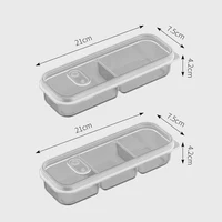 Solution de conservation des aliments de grande capacité pour votre maison ; garantit la fraîcheur des légumes de viande dans le réfrigérateur 6
