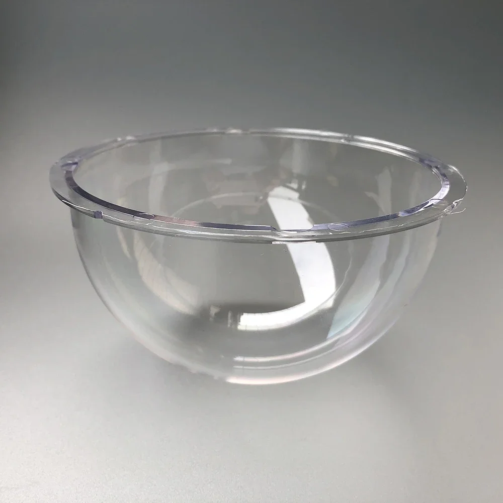 129.2MM x 71.8MM 5 Inch Hemisphere Dome Cover Transparent Plastic Hollow Round Plexiglass for Hikvision Camera DS-2DE4220-AE security camera cover