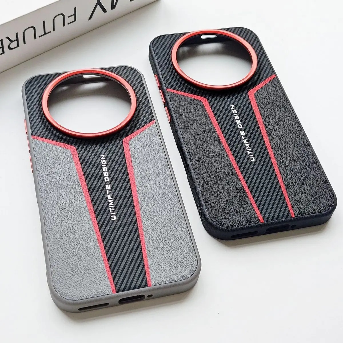 Luxury PU Leather Shockproof Protective Back Cover Case