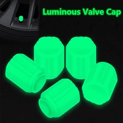 Luminous Plastic ABS Dust-proof Decorative Tires Valve Cap Accessories Universal Tyre Stem Covers Applicable Car Motorcycle Bike