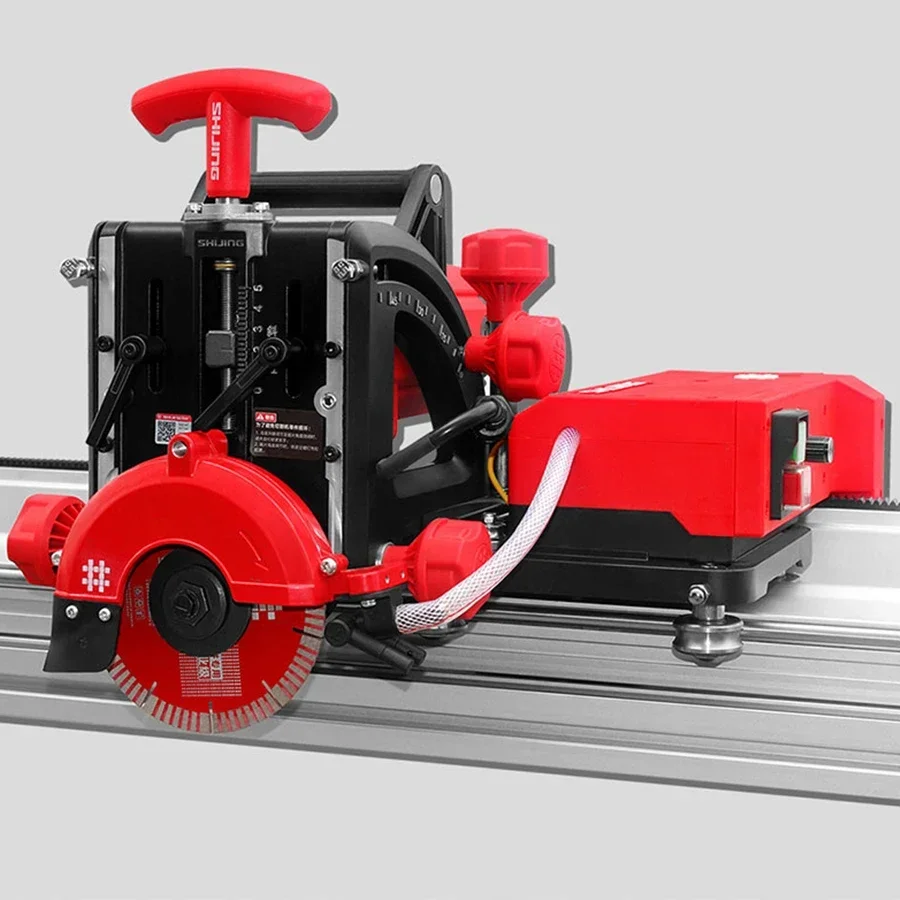 YYHC-Portable 45 Degree Miter Vertical Cutter machine with Rail Guide for Large Format Ceramic Tile Marble 220V