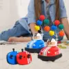 RC Car Toy Cartoon RC Ejector Vehicles Toy Mini Crash into Opponents RC Bumper Car RC Battle Car with Drivers Kids Birthday Gift 2