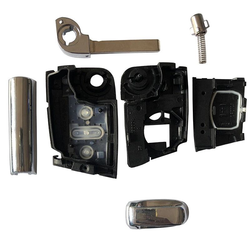 Cocolockey for VW Key Case Shell for VW MQB Gollf 7 Skoda Octavia A7 Seat Folding Car Key Uncut HU162T Blade 3 Buttons