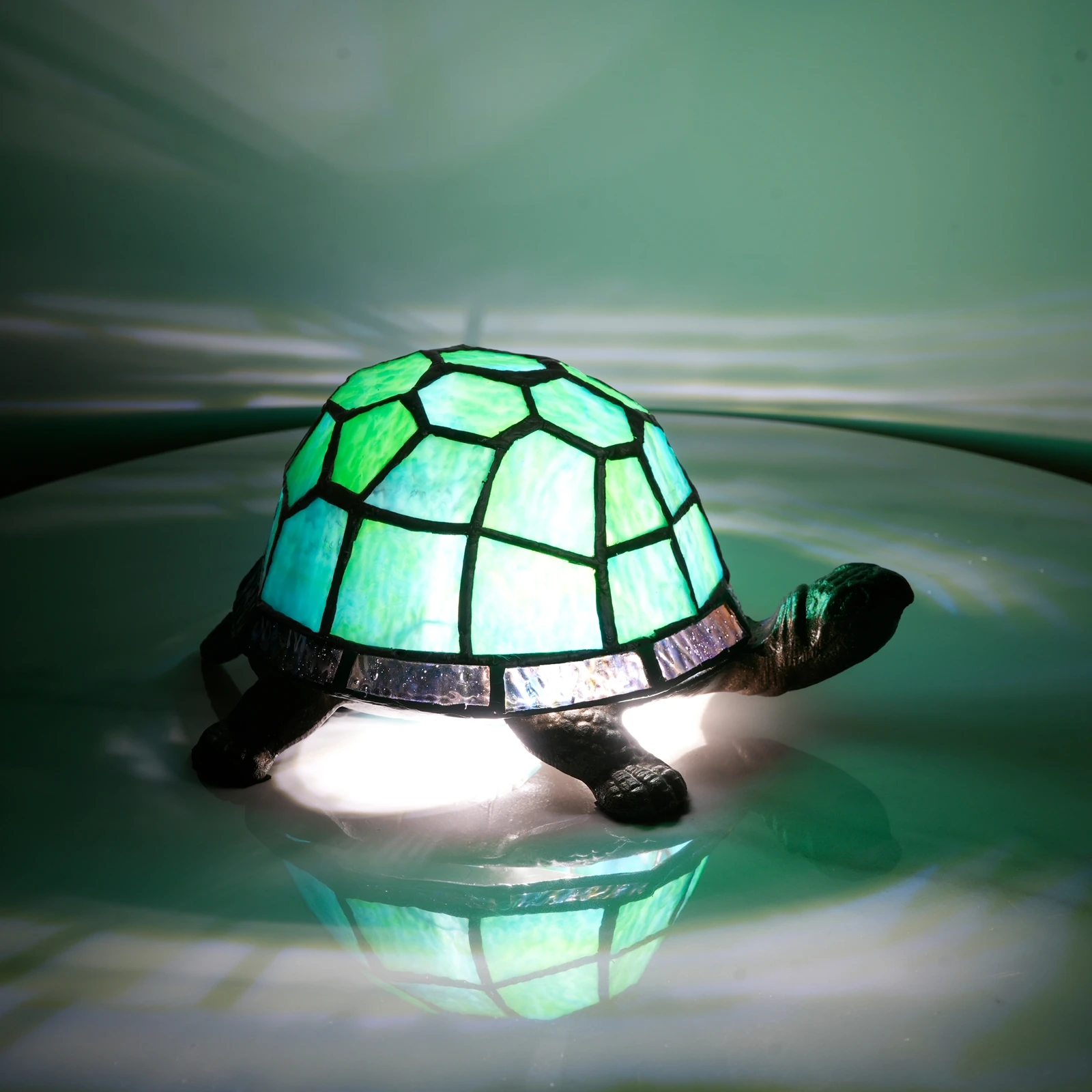 Stained Glass Turtle Lamp 6