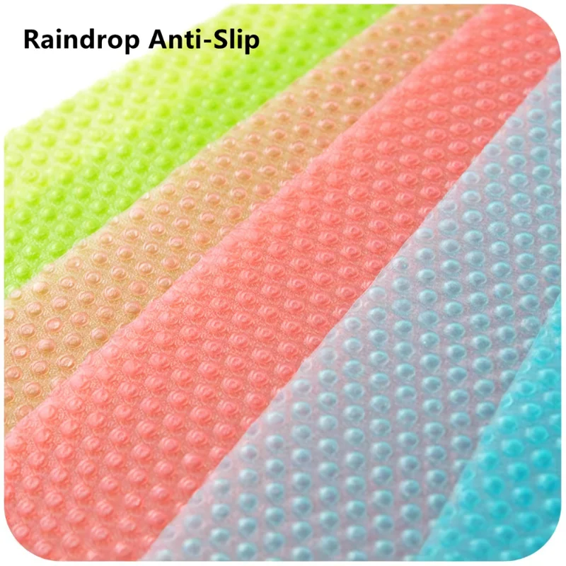 4pcs Waterproof Refrigerator Mats,Liners for Shelves, Freezer, Cupboard & Drawers - Oilproof Cover Pads - Washable & Durable