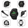 Skmei Multifunctional Chrono Digital Watches Mens Dual Movement 3 Time Sport Wristwatch Waterproof Electronic Clock Reloj Hombre 4