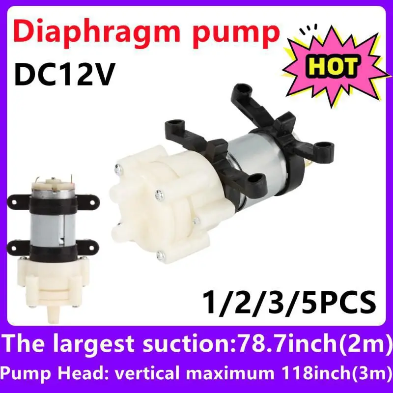 

R385 Water Pump 12V Diaphragm Pump Pump 6V Small Miniature Water Pump Household Fish Tank Accessories Tea Set Water Pump