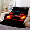 Famous Sports Car G-gTR Racing Blanket Outdoor Travel Portable Four Seasons Camping Picnic Adult Shawl Blanket Photography Props 2