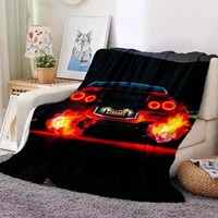Famous Sports Car G-gTR Racing Blanket Outdoor Travel Portable Four Seasons Camping Picnic Adult Shawl Blanket Photography Props 2