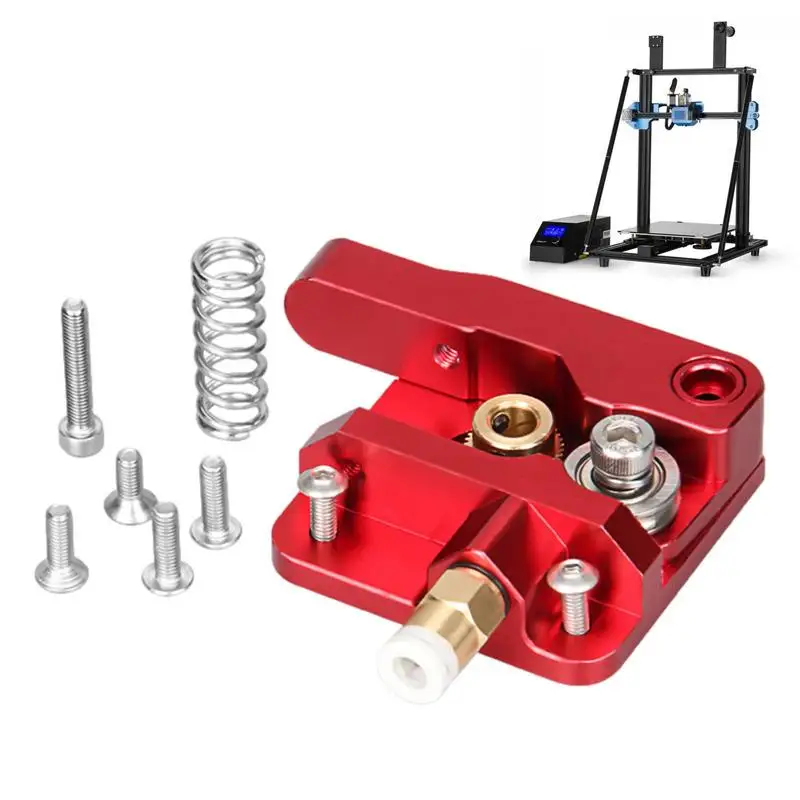 

Cr10 Extruder Block Dual Gear Extruder Upgrade Kit 3D Printer Extruder Kit For Enders 3 Enders 3 V2 Enders 3 Max Enders-5 Series