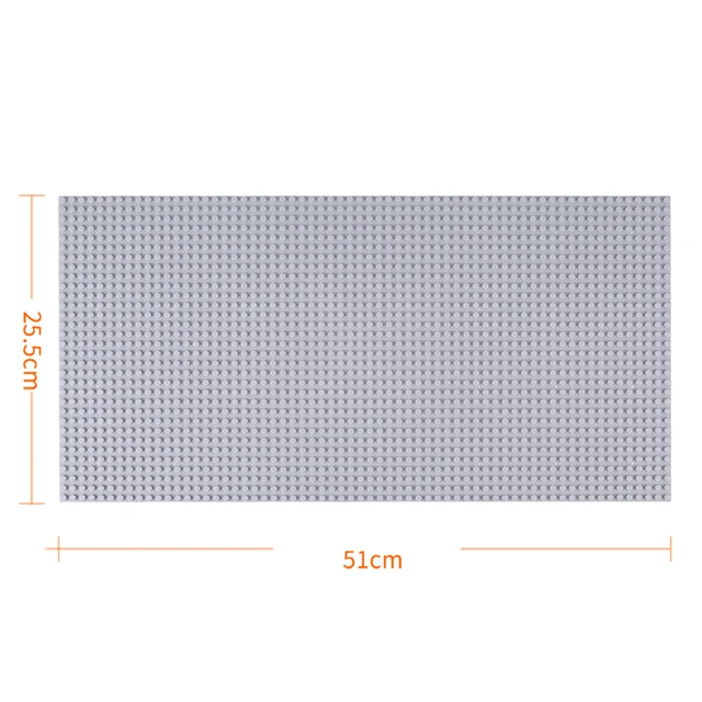 1pcs32 * 64 holes single layer classic block base plate, DIY assembly block wall compatible brand toys Birthday gift gift 6